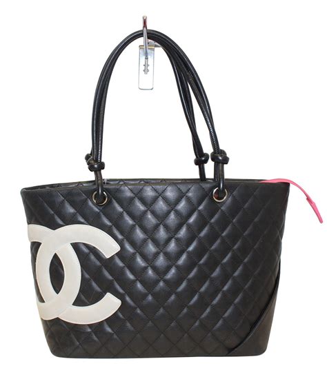 black chanel bag big|large black chanel tote bag.